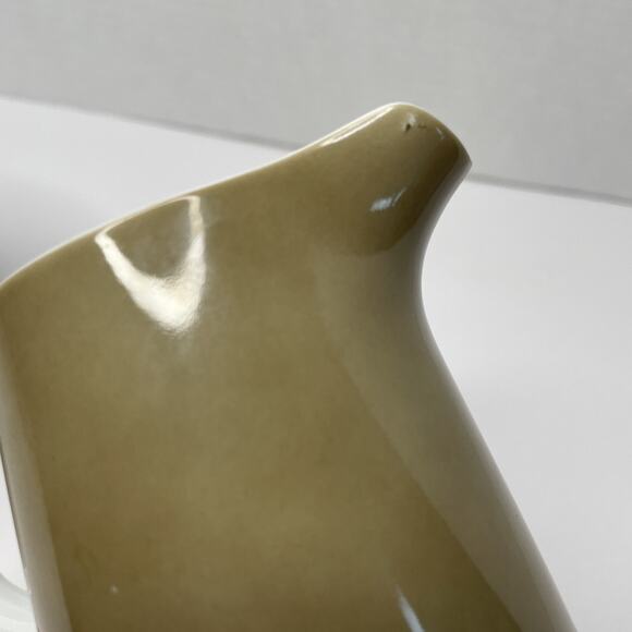 MIKASA Elite Sandlewood Creamer Pitcher & Sugar Bowl w/ Lid (Taupe Brown) - Picture 6 of 7